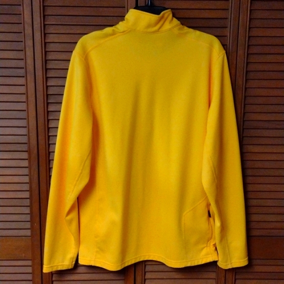 Nike Men's Quarter Zip Large Yellow/Gold/Maize Dri-Fit - Picture 2 of 7